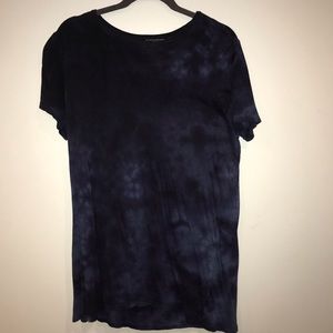 Blue tie-dye brandy Melville t-shirt dress